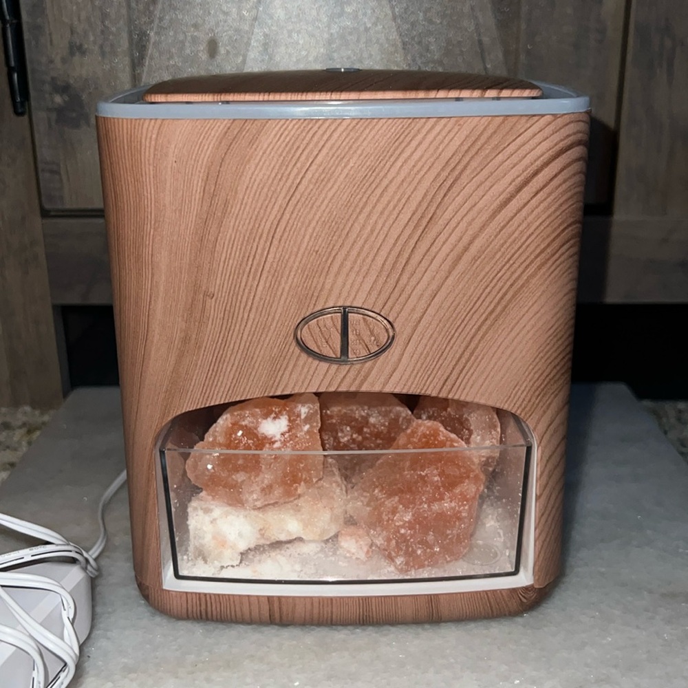 Himalayan Pink Salt Diffuser - 2-in-1 Therapeutic Device